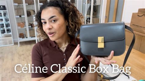 celine classic teen size|Celine TEEN Box Bag Review .